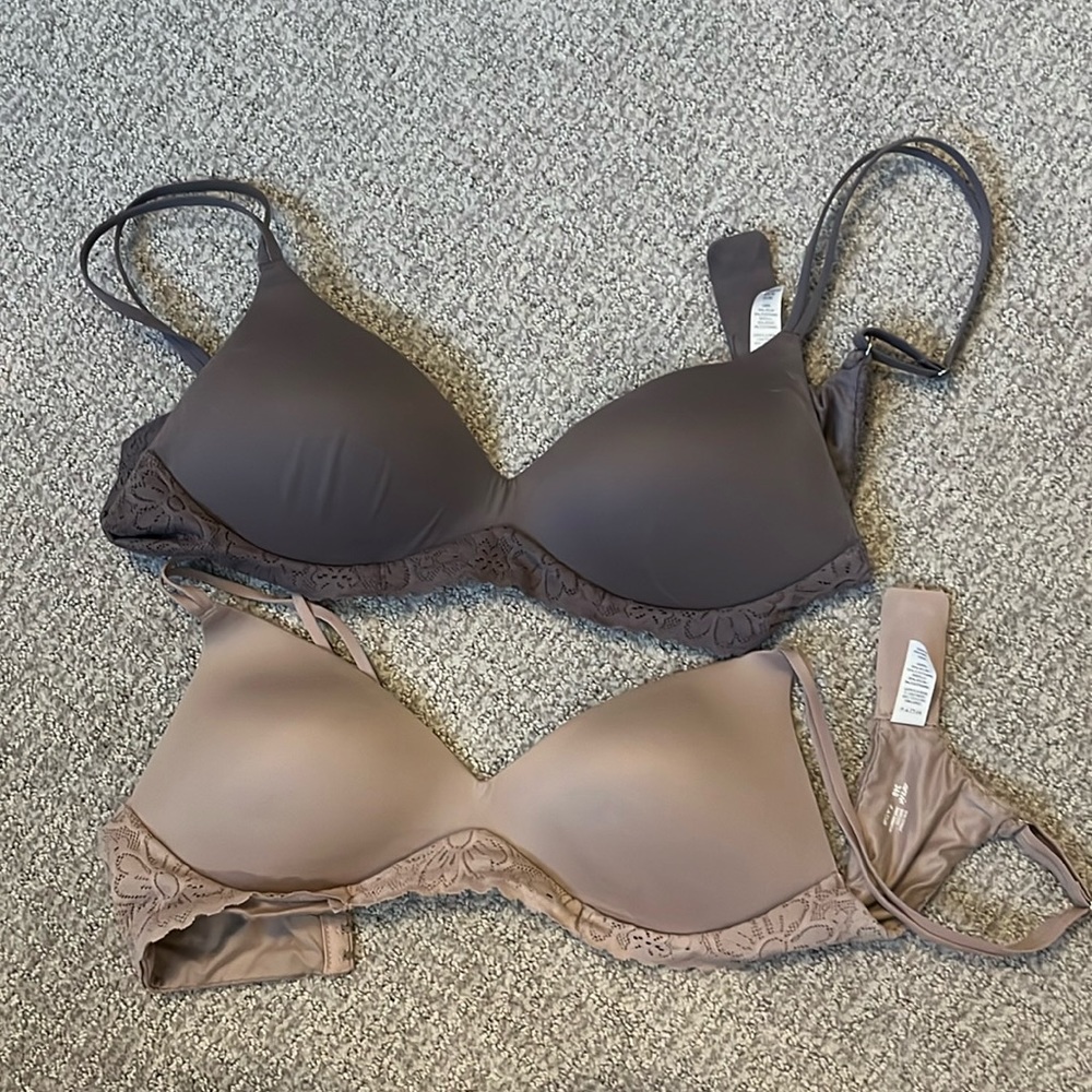 34B Bundle Aerie Real Sunnie Wireless Push Up Bras